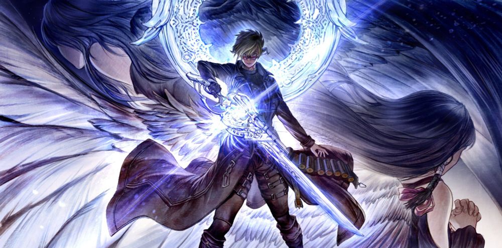 FF XIV Single figure Illustration with detailed background commission for our client Dornes  