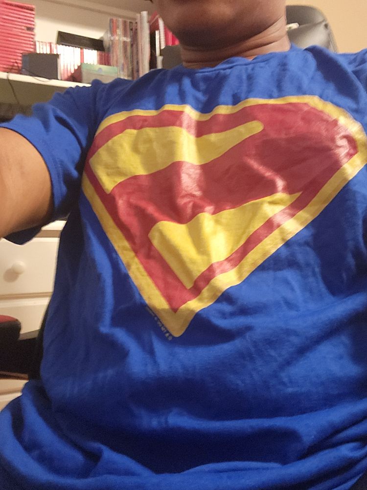 me in a superman shirt