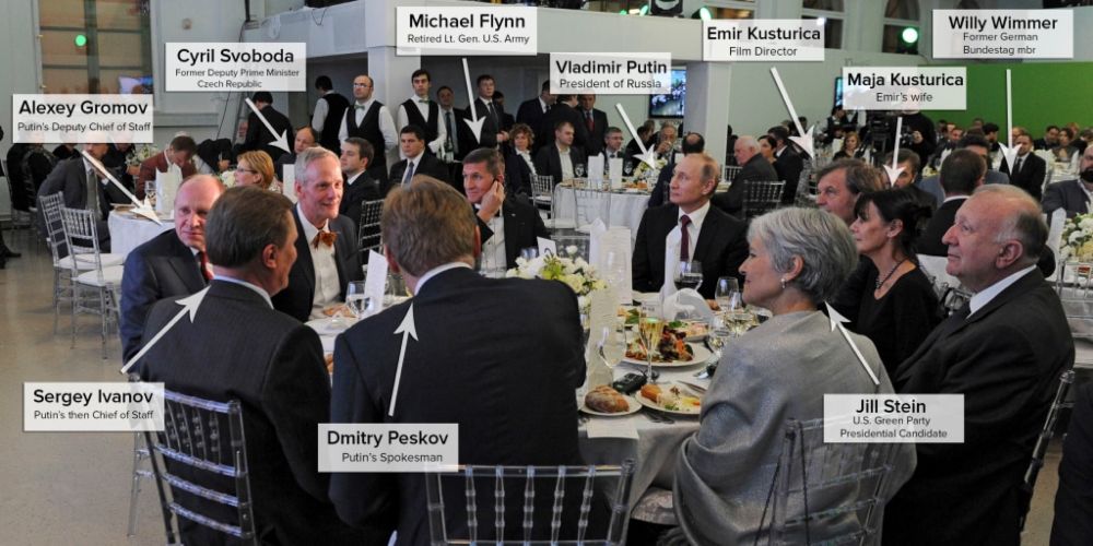 Guess who came to dinner with Flynn and Putin