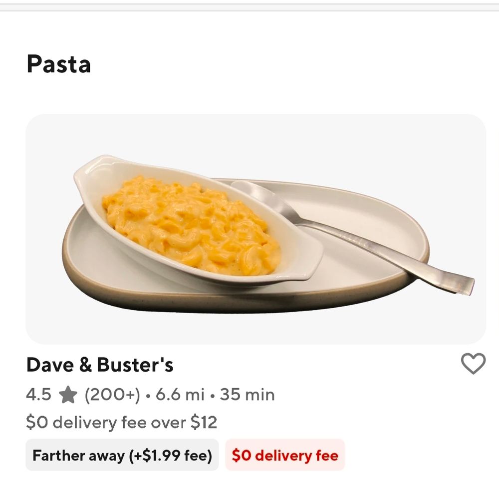 Ifs a picture of just the more mid mac and cheese ever. Thats it. On a player. It looks sad 