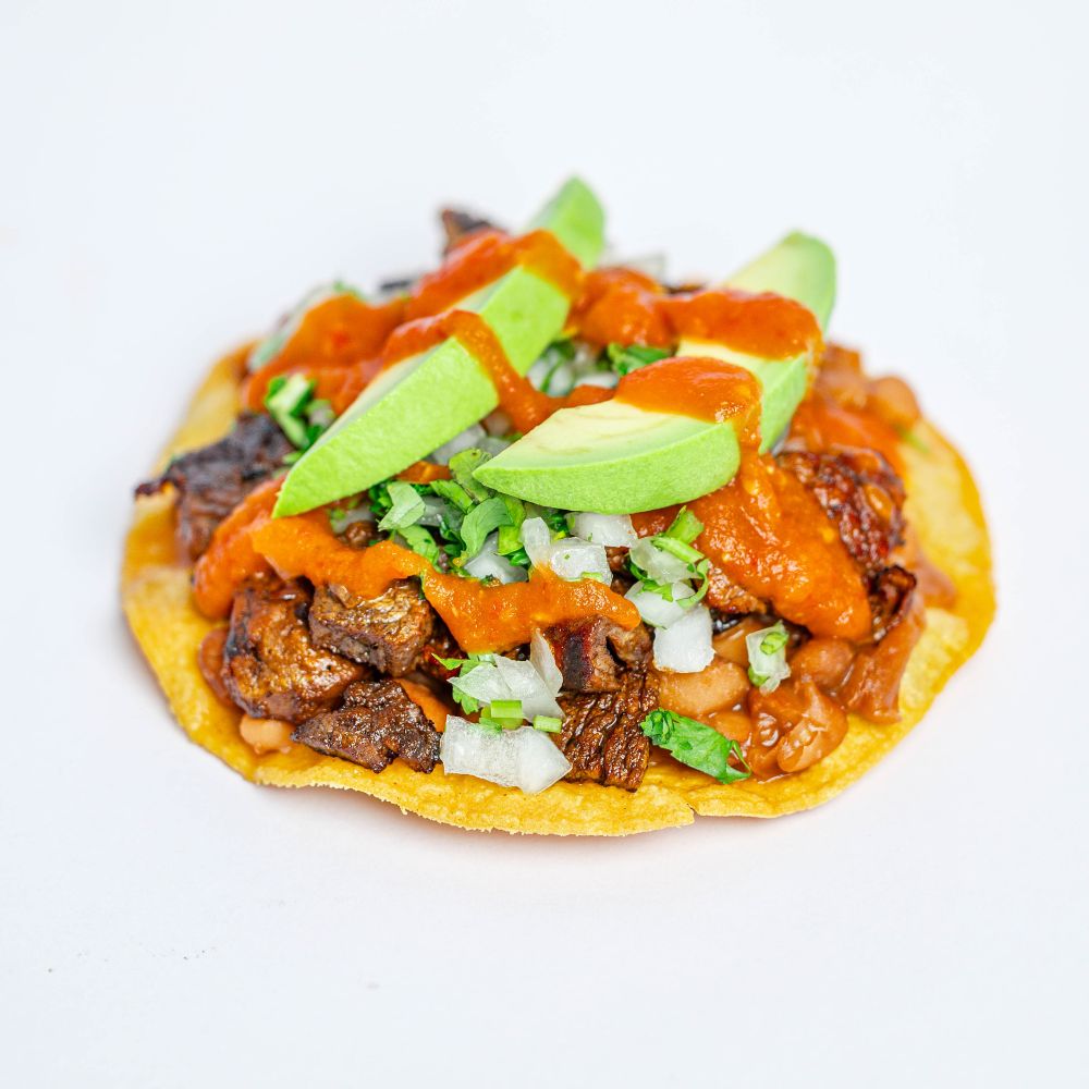 Product Photography - Tostada from Chando's Tacos. 