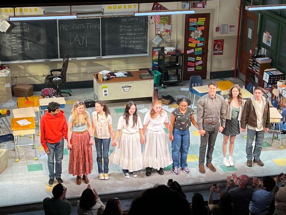 The cast of John Proctor is the Villain, taking their bows.