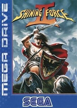 The PAL cover art for Shining Force 2