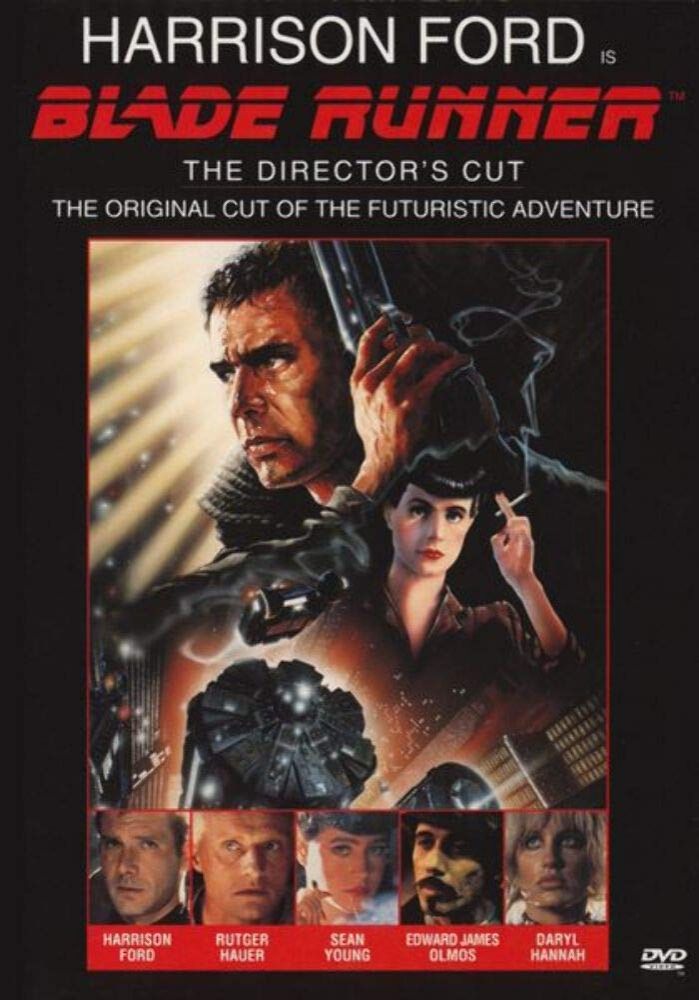 The movie poster for Blade Runner: The Director's Cut.