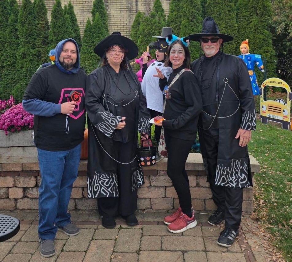 My family with K-Pop theme for Halloween. 