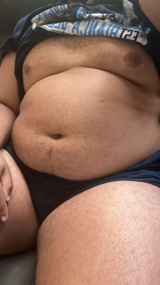 Sitting down with big tummy 