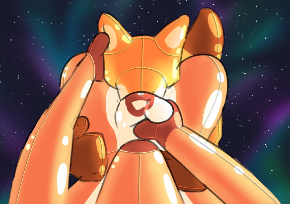 My pov as you, a nullfox, nuzzle my nulge.
Or maybe your pov as, I, a nullfox, nuzzle yours?