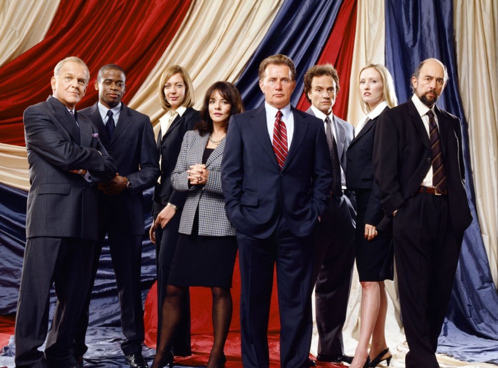 The cast of West Wing. 
