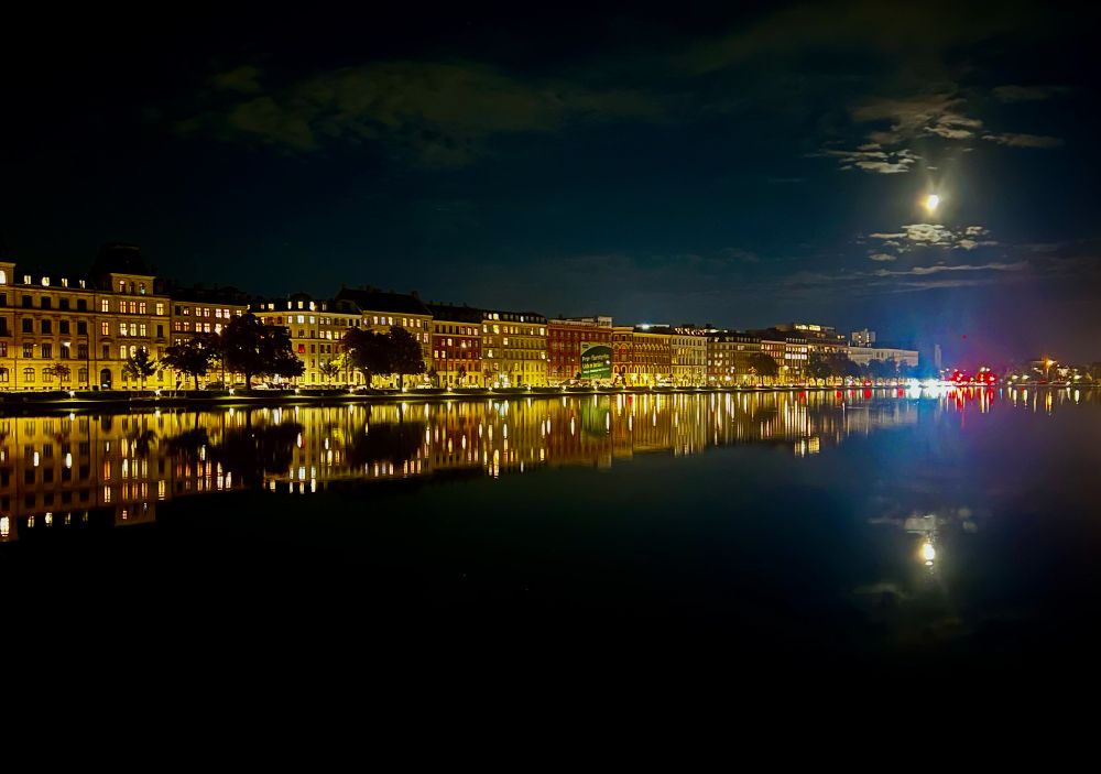 Copenhagen at night
