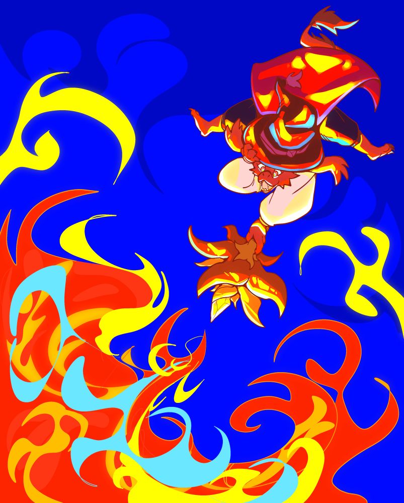 Pyre atlyss version casting big flame