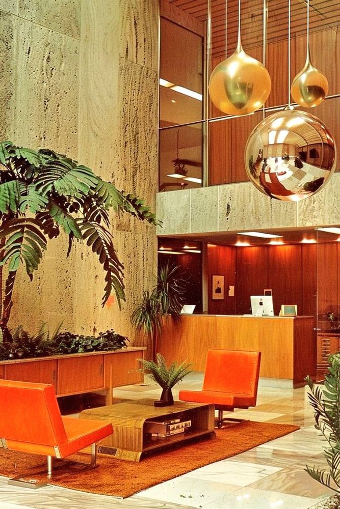 As seen in Architectural Digest, 1970. The Co-operative Insurance Society building was designed by architects Gordon Tait and G. S. Hay, and completed in 1962.