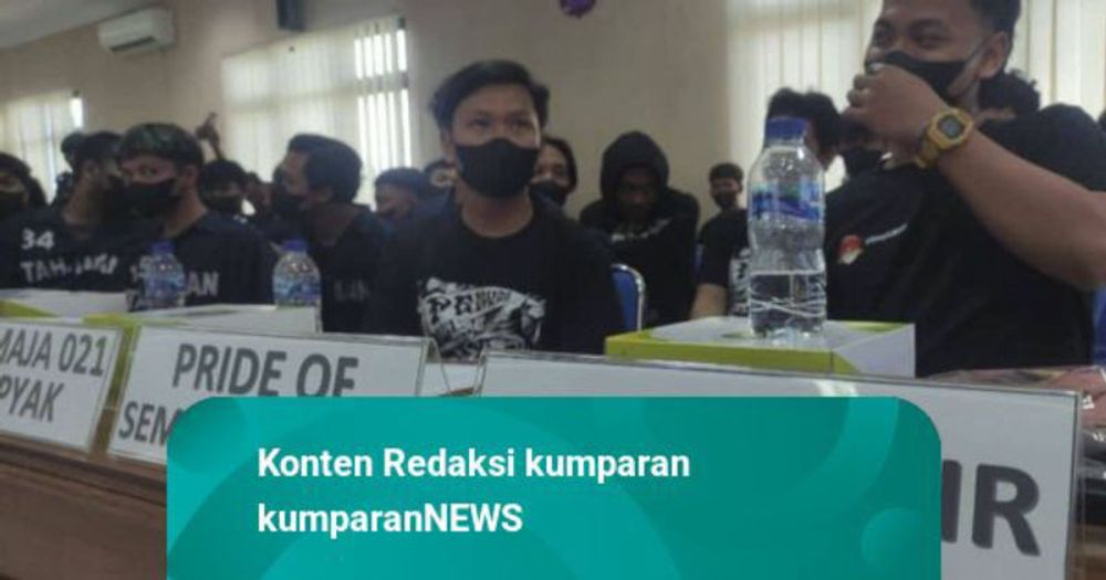 Janji Tak Akan Tawuran dan Bikin Onar, Puluhan Gangster Semarang Bubarkan Diri