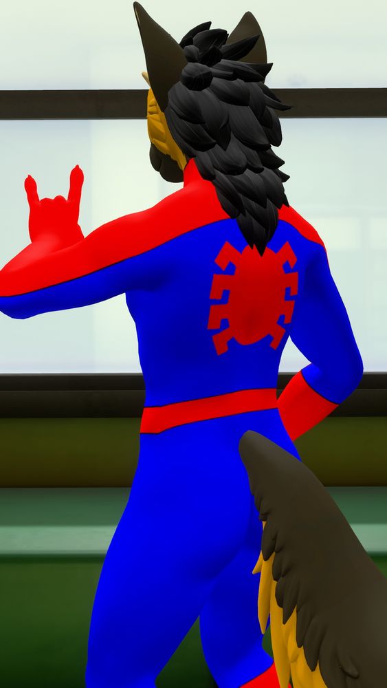 no shading and shine on the butt 