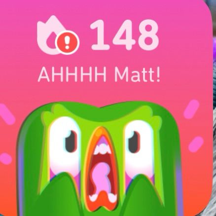 A green owl looking horrified with the number 148 next to it