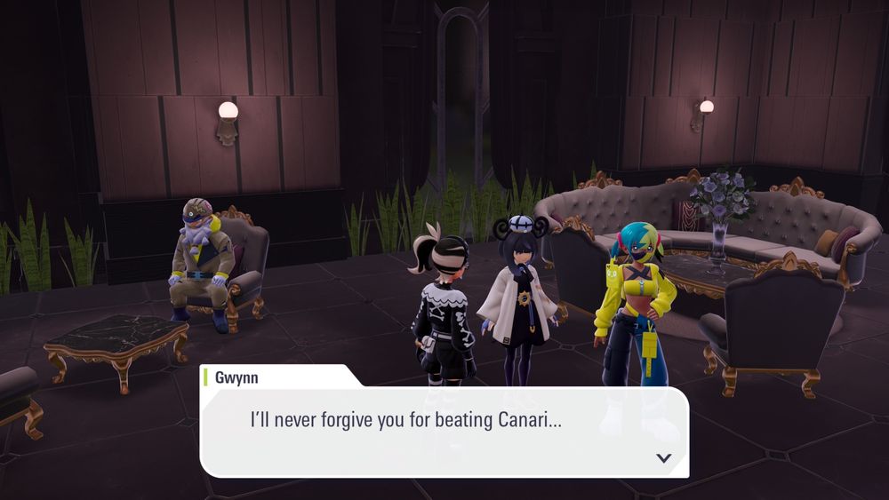 Gwynn saying "I'll never forgive you for beating Canari..."