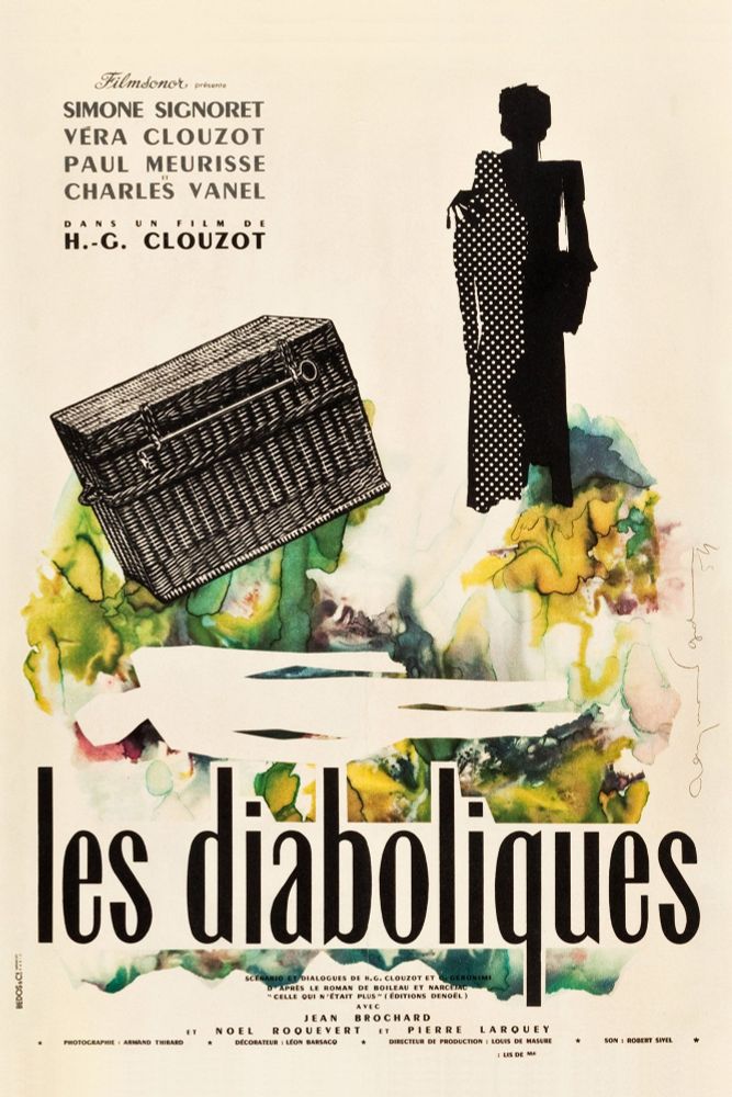 Affiche française de « Les Diaboliques »