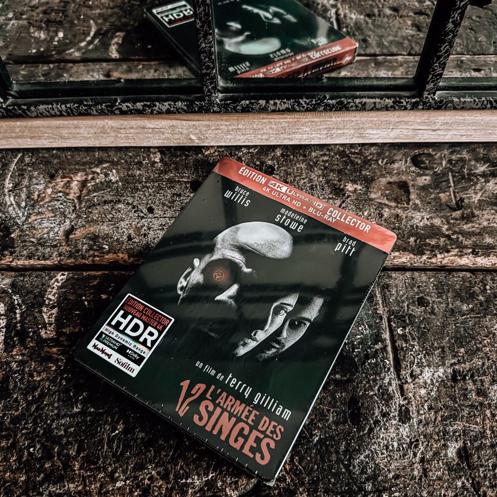 Recto du steelbook 4K de « L’Armée des 12 Singes »
