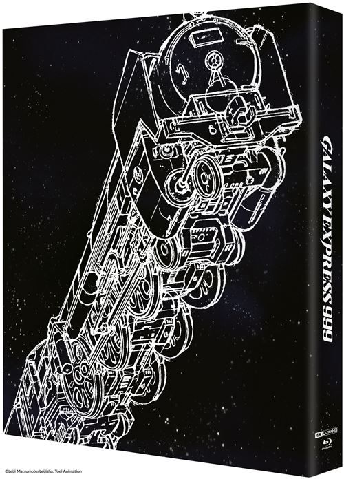 Verso du coffret 4K de Galaxy Express 999