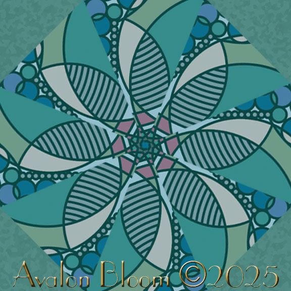 Craft Kaleidoscope Quilt Artistry with March Balloons by Frank Lloyd Wright for Cloud 9 Fabrics. Balloon like shapes in stained glass in the colors of a water palette. The colors are teal, green, grape, greige, and dusty blue, perfect for kaleidoscope quilting. The fabric pattern is March Balloons by Frank Lloyd Wright for Cloud 9 Fabrics pattern 227537 Color Water Palette.
Pre-Cut Kaleidoscope Quilt Block Kit Details
Fabric and Design: The finished dimensions for all blocks sewn together is 24 x 32 inches, with each block measuring 8 1/2 inches square when sewn.
High-Quality Material: Our Fast and Easy Blooming Blocks© are cut from 100% cotton fabric, ensuring durability and softness.
Unique Kaleidoscope Effect: Each block in the pre-cut kaleidoscope quilt block kit will be uniquely different due to the layering of the fabric in exact repeats. This creates a stunning kaleidoscope effect by precisely rotary cutting them.