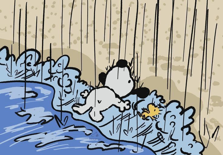 snoopy & woodstock laying on the beach as the tide comes in. It’s raining and it’s probably warm and the water is likely freezing. The air smells like salt and the sea and everything that makes you sad when you’re up late at night. 