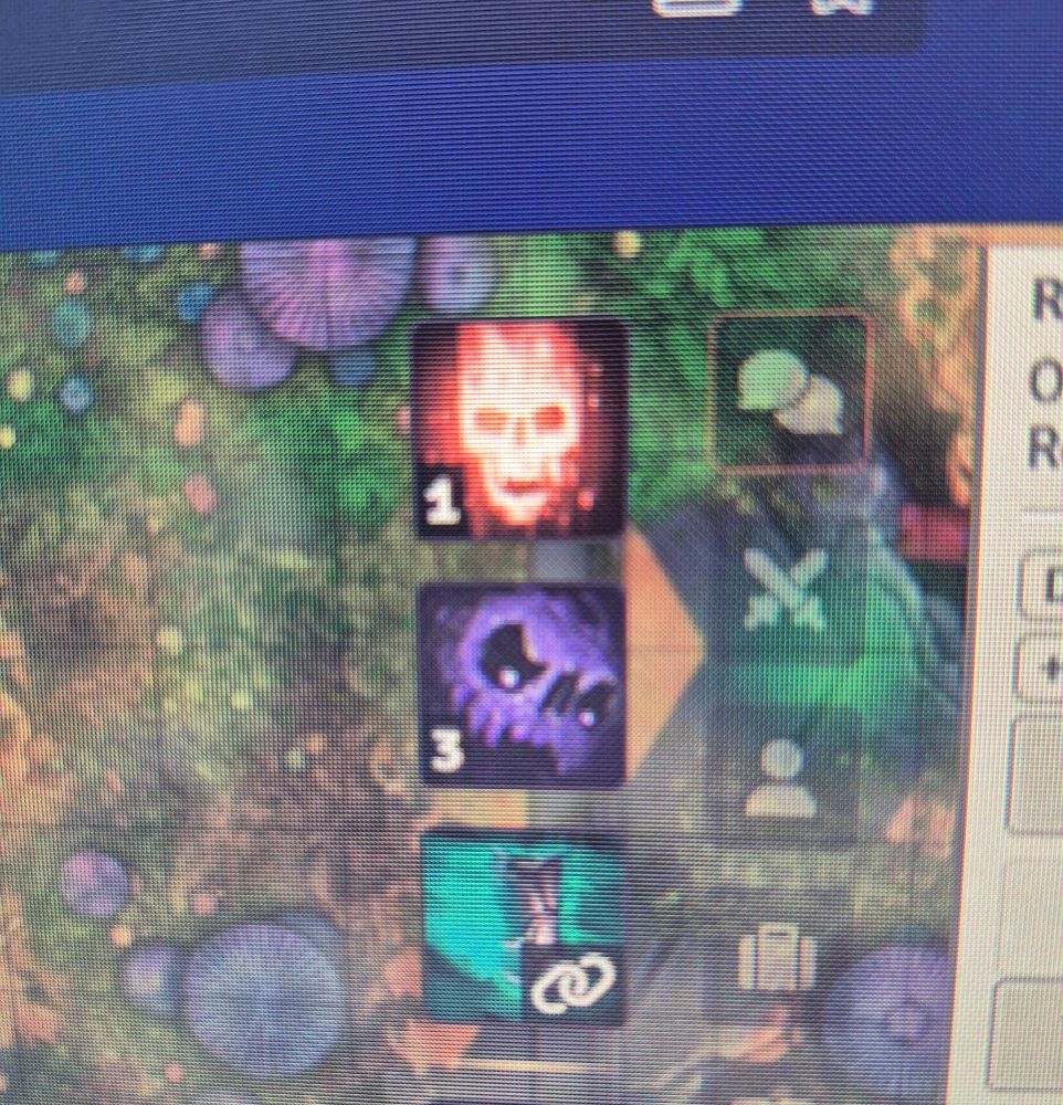 Doomed 1, Frightened 4, not good.