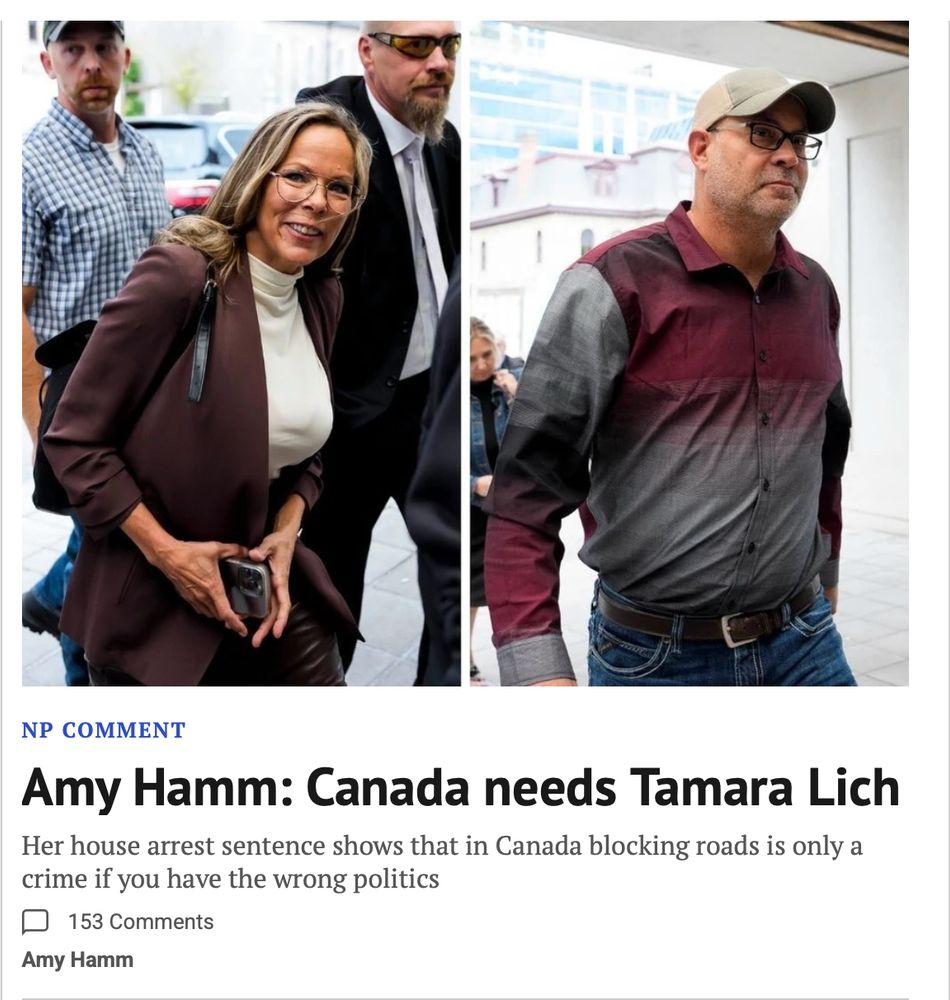 Amy Hamm: Canada needs Tamara Lich
Her house arrest sentence shows that in Canada blocking roads is only a crime if you have the wrong politics