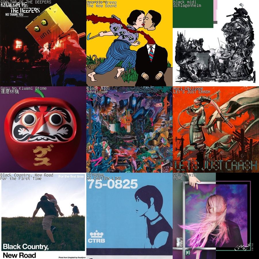 os 9 álbuns mais ouvidos da semana