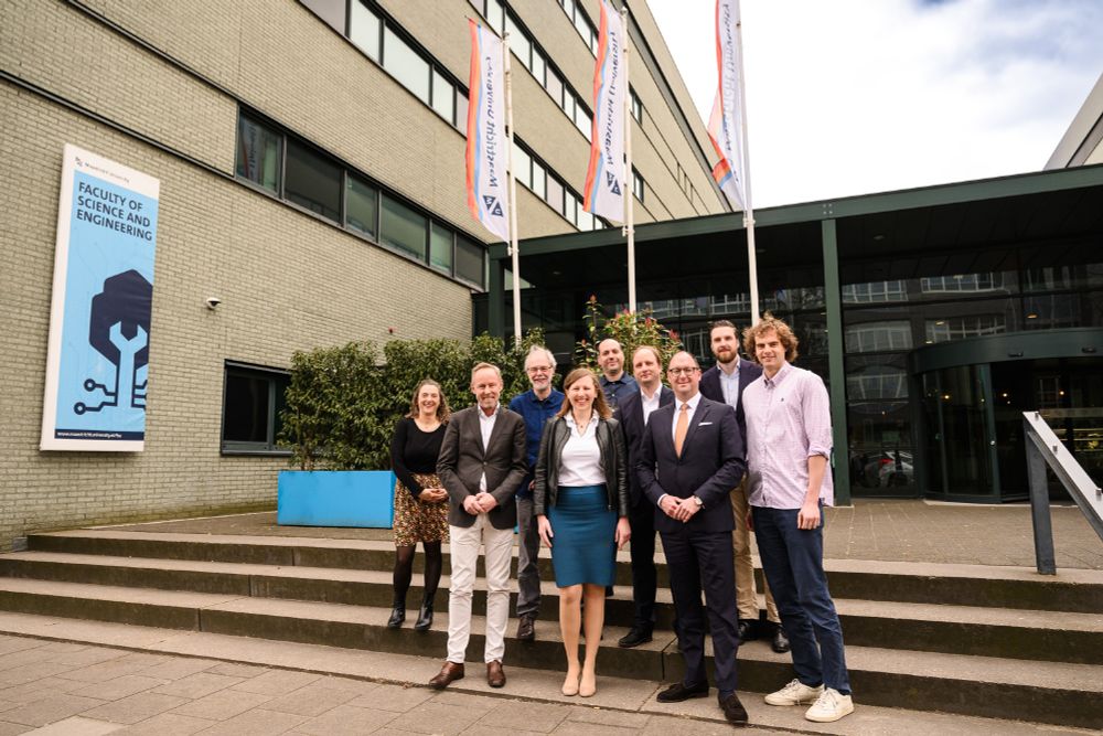 In picture from left to right: Stephanie Cleven - Klinkhamer Conferences & Events / Frank Mimpen - MECC Maastricht / Paul Grefen - Eindhoven University of Technology / Anna Wilbik - Maastricht University/ Enrique Hortal Quesada - Maastricht University - Mark Winands - Maastricht University / Jurgen Moors - Maastricht Convention Bureau / Robbin Grouwels - Klinkhamer Conferences & Events / Marcin Pietrasik - Maastricht University 