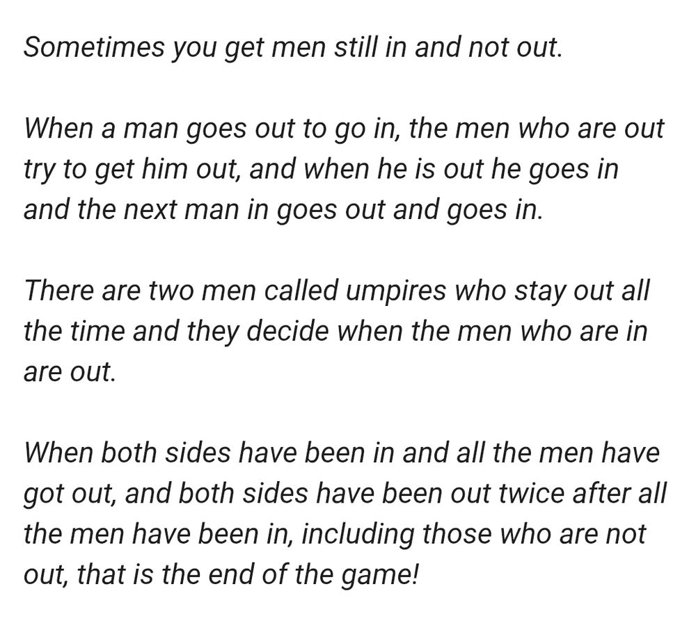 The rules of cricket part 2