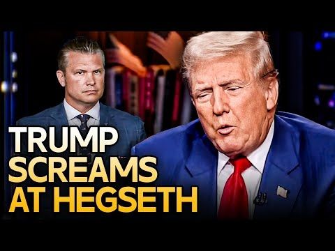 Hegseth CRUMBLES after Trump SCREAMS at him