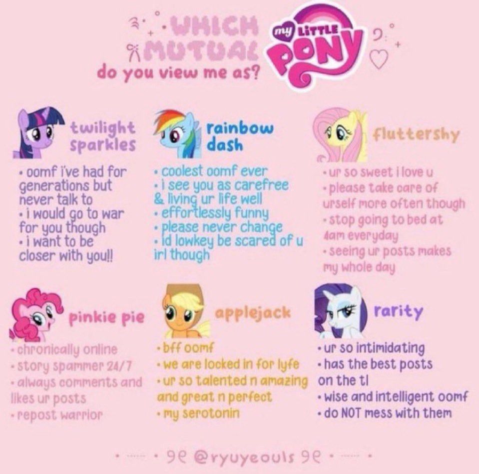 which MLP moot am I 
