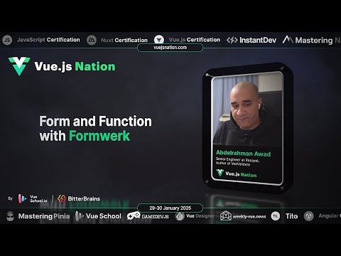 Vue.js Nation 2025: Abdelrahman Awad - Form and Function with Formwerk