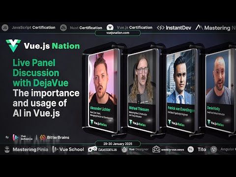 Vue.js Nation 2025 x @DejaVueFm  Podcast - The Importance & Usage of AI in Vue.js