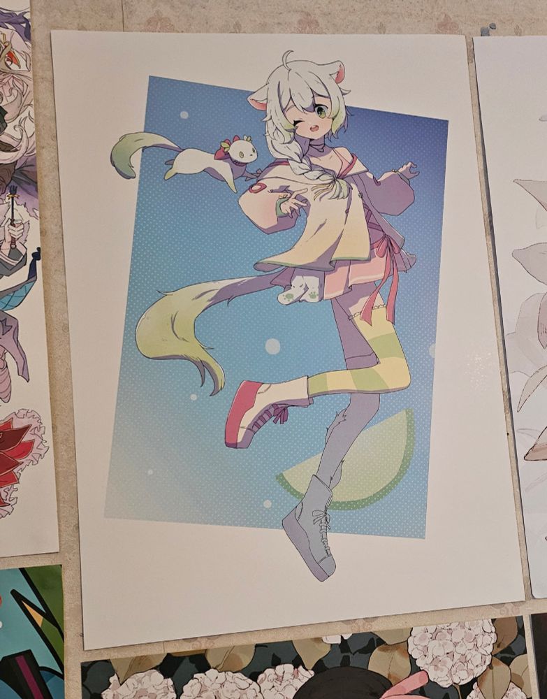 A3 print of Laimu illustrated by Ritzueli