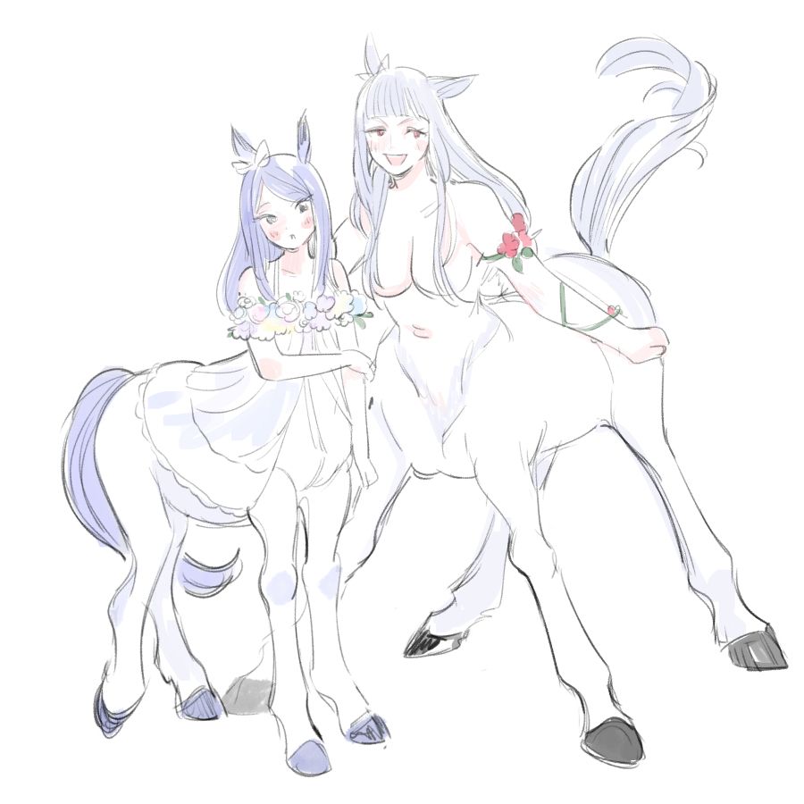 mejiro mcqueen
goldship gold ship
uma musume
centaur