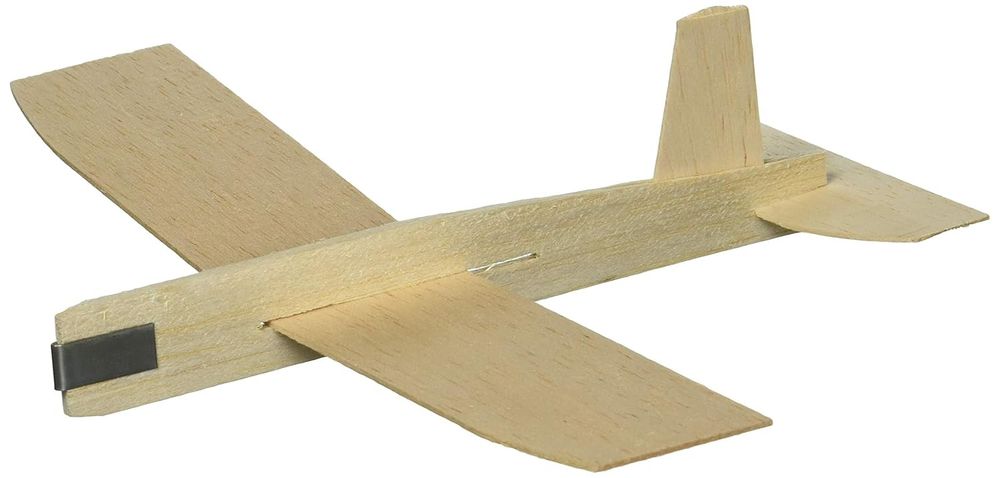 Balsa wood glider 