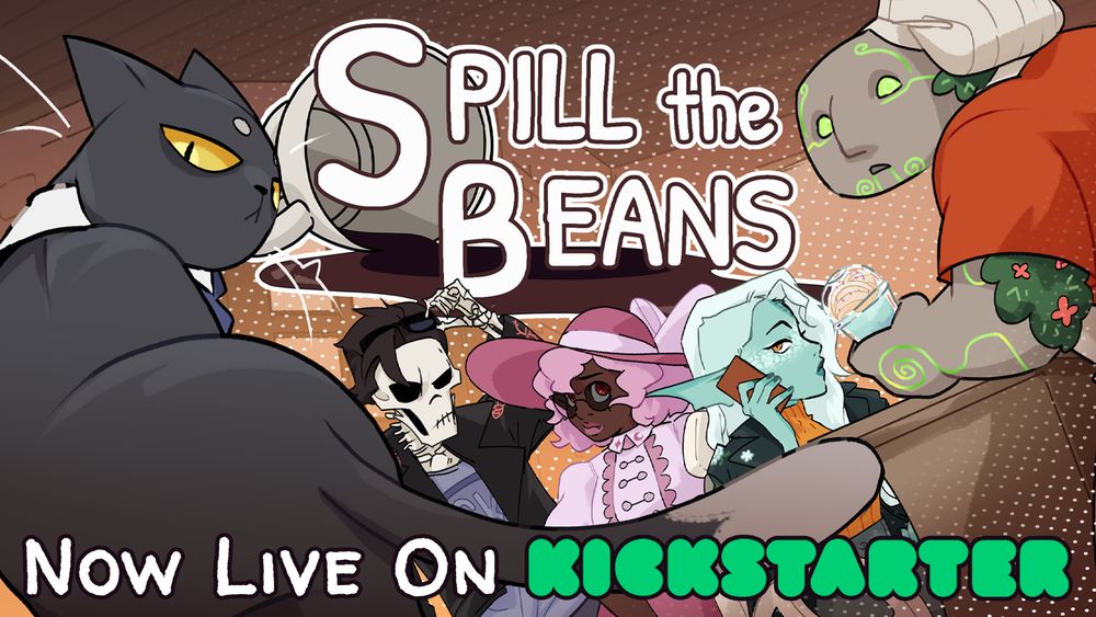 Image: Key art for Spill the Beans.