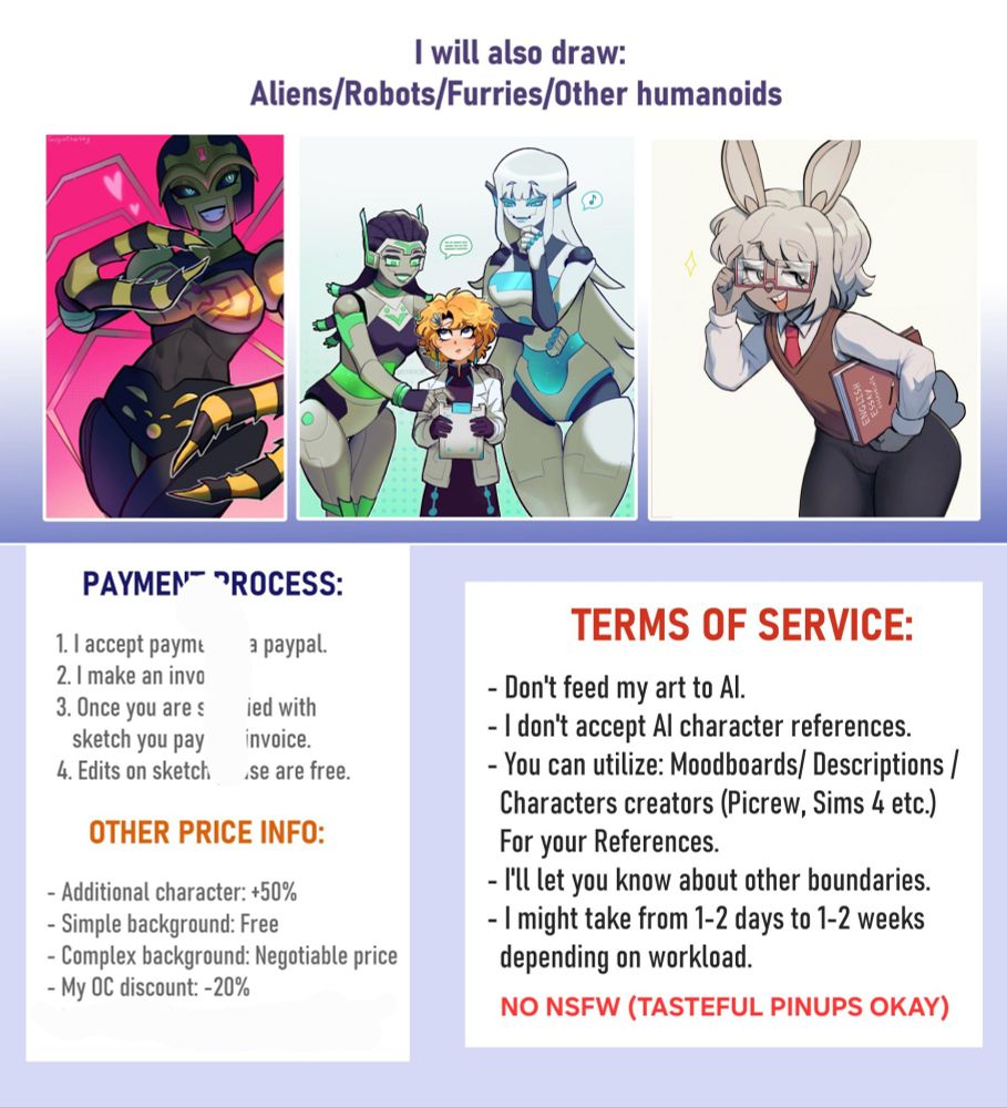 Commission sheet