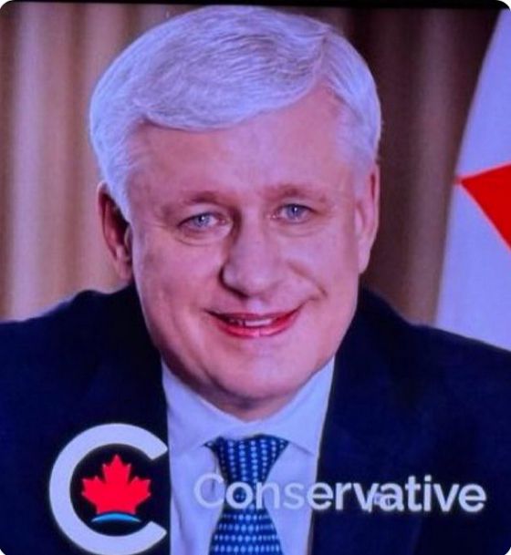 Evil pic of Stephen Harper
