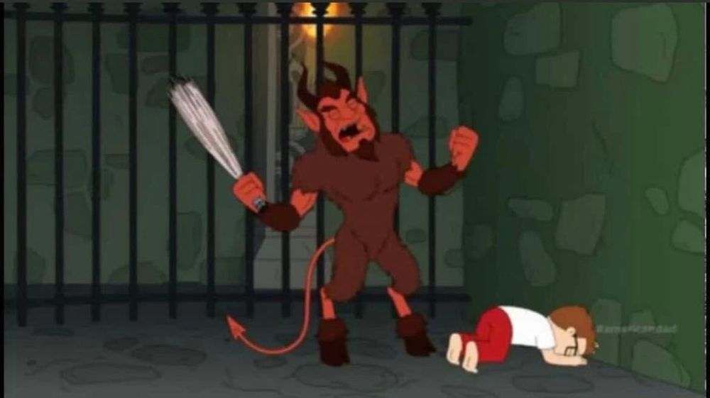 Krampus and Steve Smith 