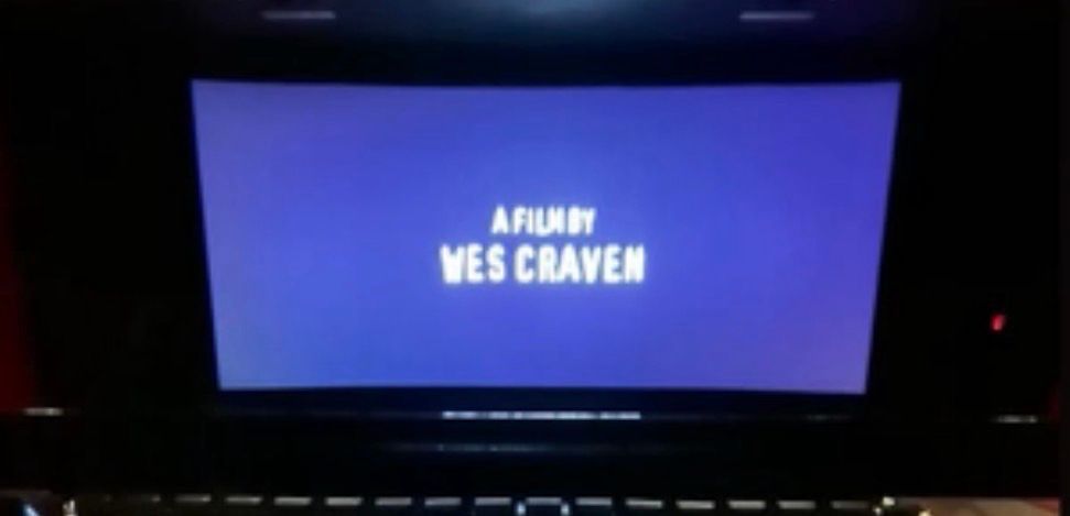 A Film By Wes Craven 