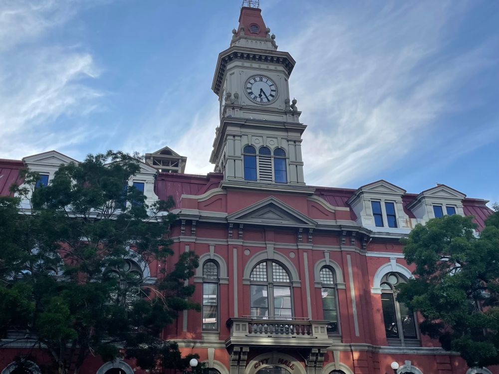 Victoria City Hall clock tower
