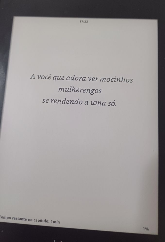 Na imagem, esta a dedicatório do livro: a você que adora ver mocinhos mulherengos se rendendo a uma só
