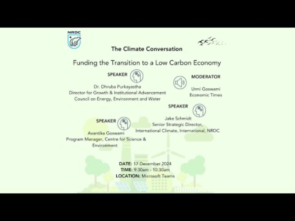 The Climate Conversation: Funding the Transition to a Low Carbon Economy