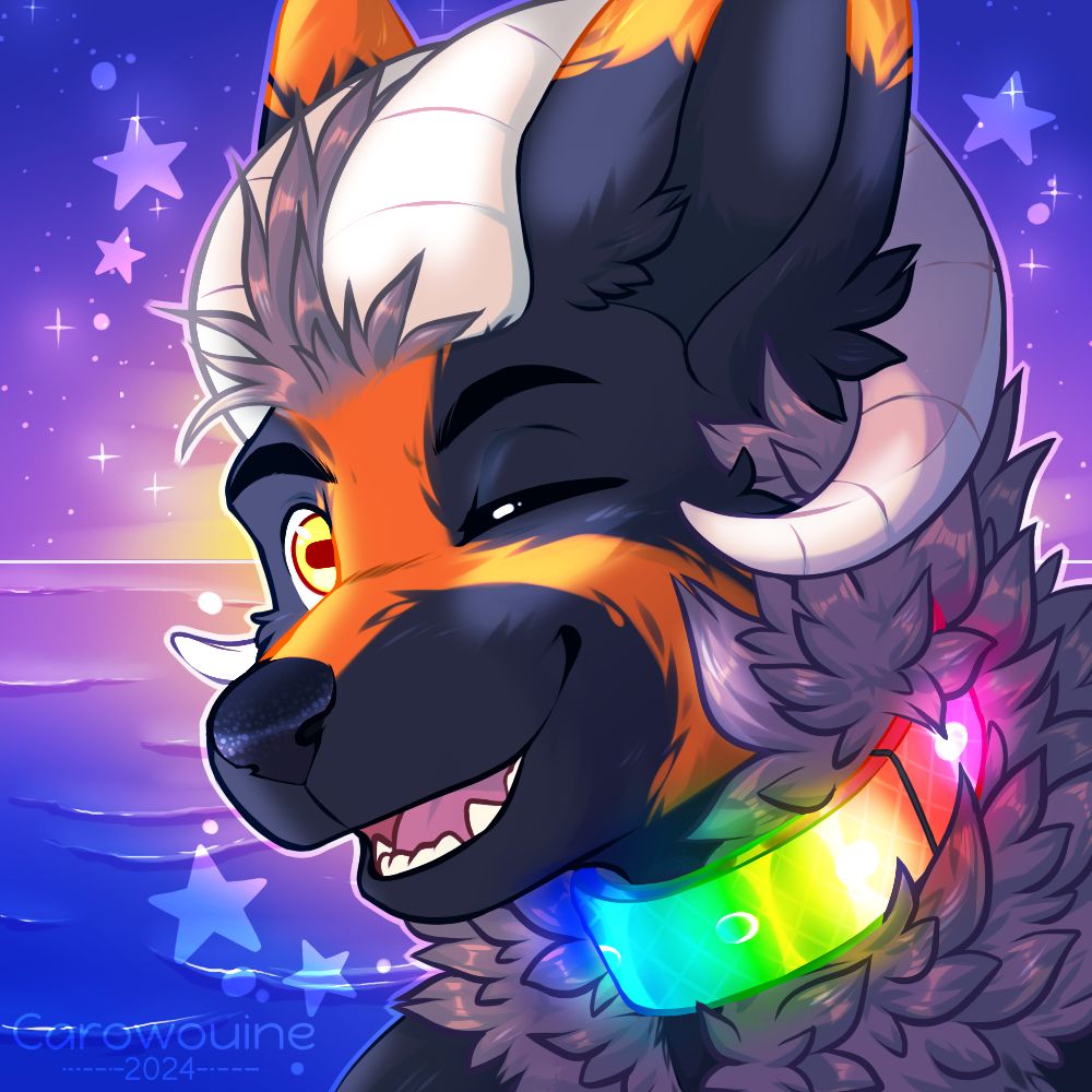 Icon for Asphox, he have a rainbow light collar!