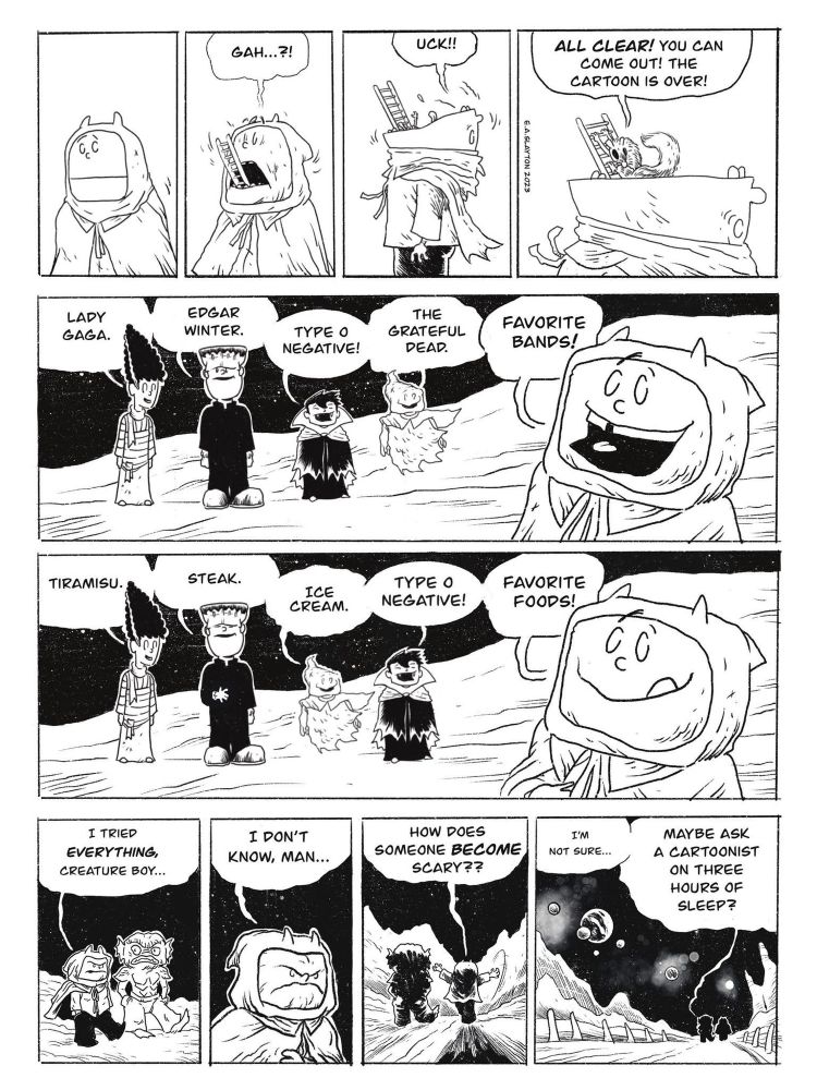 A batch of my Devil Boy comic strips