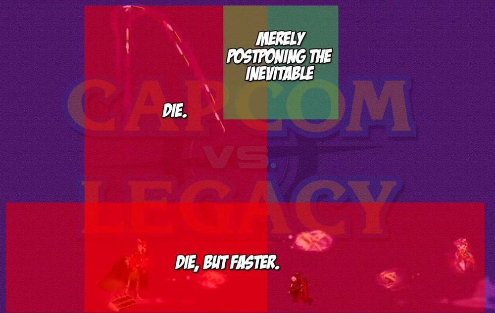 a chart showing the lethality of locations when facing a morridoom team in mvc3. 