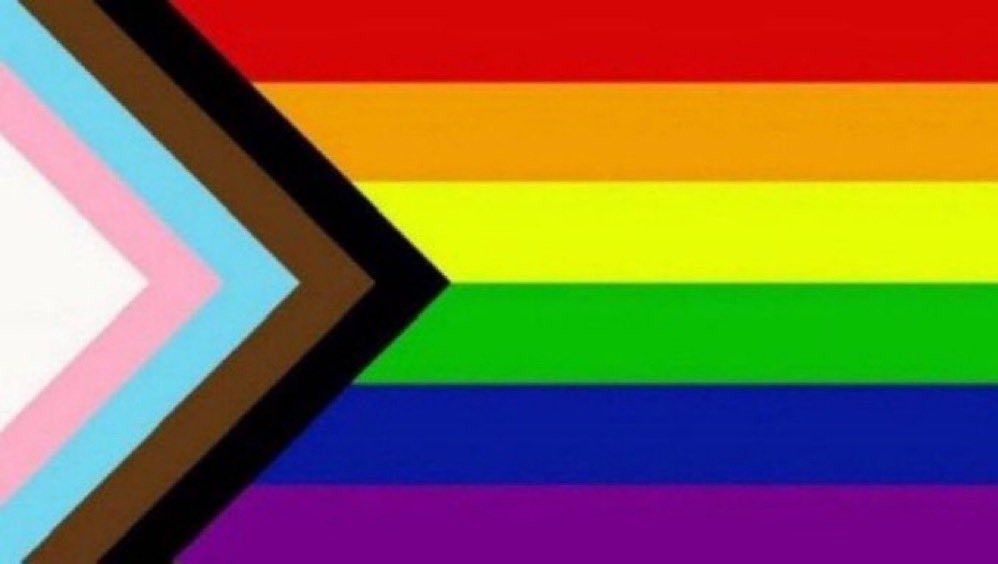 The Progressive Flag showing unity and solidarity for LGBTQ+ and marginalized people