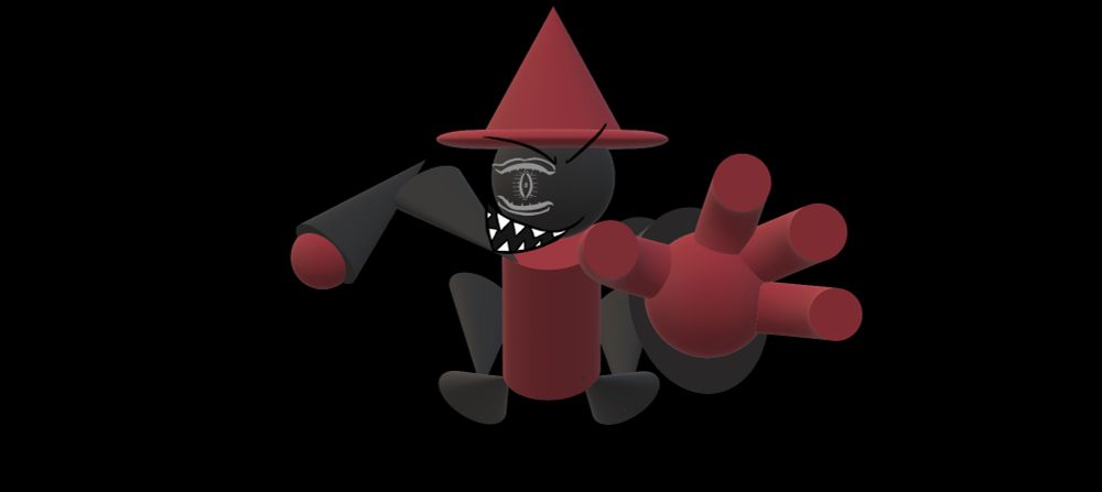 Expunge’s true form from Dave & Bambi reaching through the screen