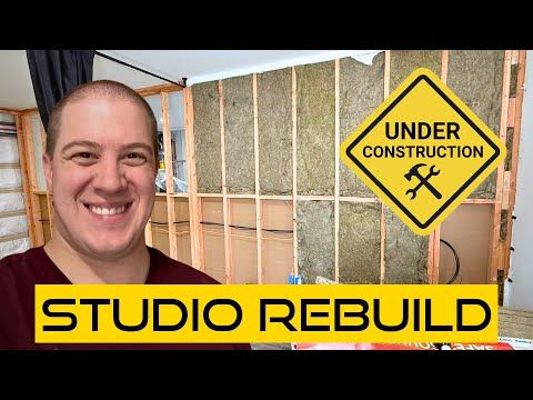 My Ultimate YouTube Studio Build Part 1: Did I Break my LIVE ISP Fiber Cable! 😱 Also Walls & Stuff